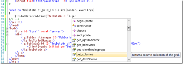 WebScriptManager IntelliSense WebScriptManager IntelliSense