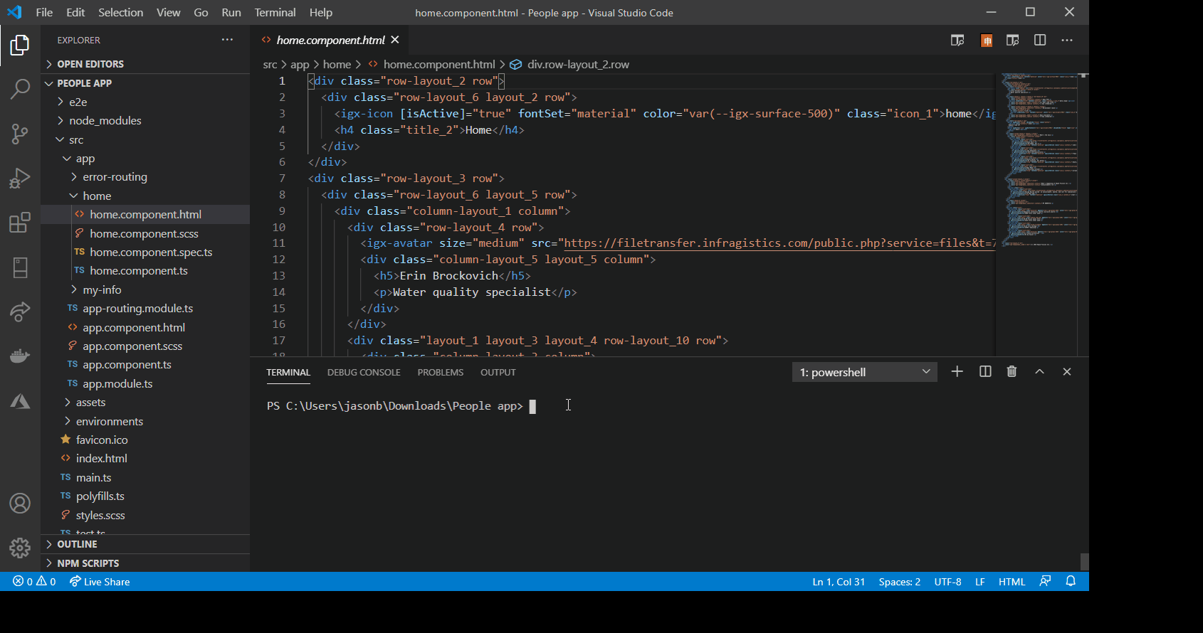 Visual Studio Code Run App